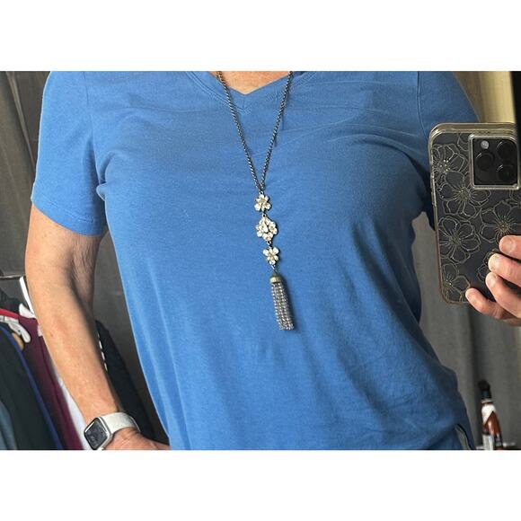 Sugar fix by Baublebar necklace flower jewels gold color - Picture 2 of 6